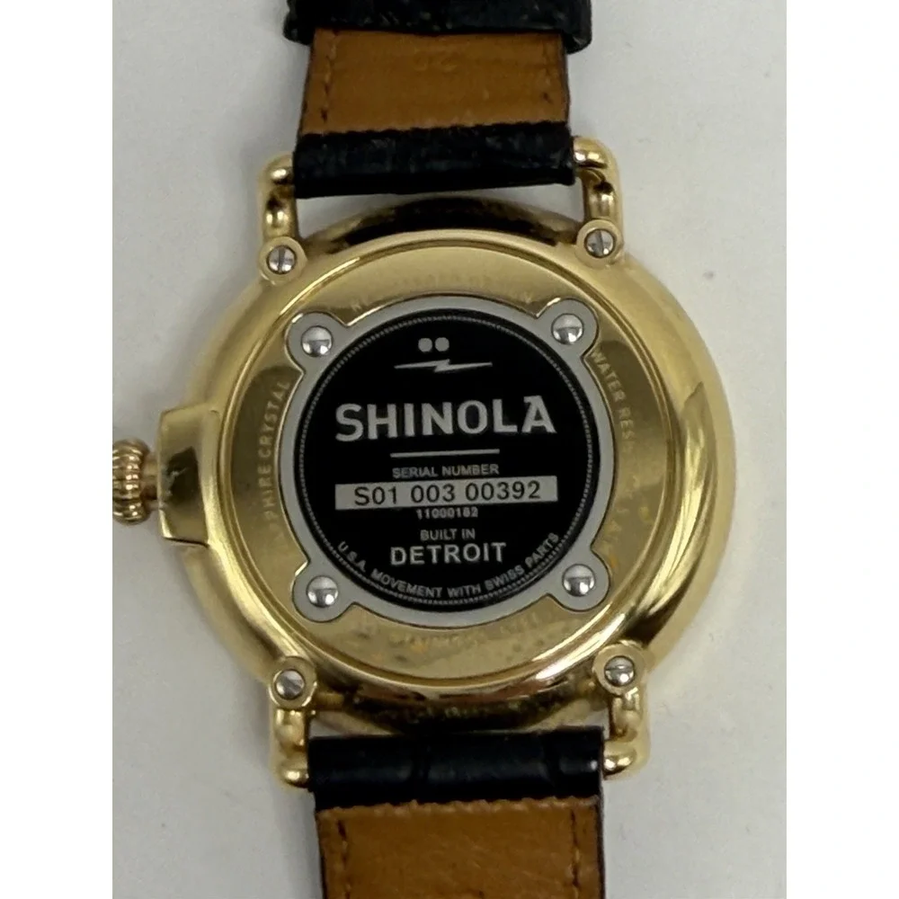 Read Description Shinola Moon Phase Runwell New Battery Mens 41MM 7.5